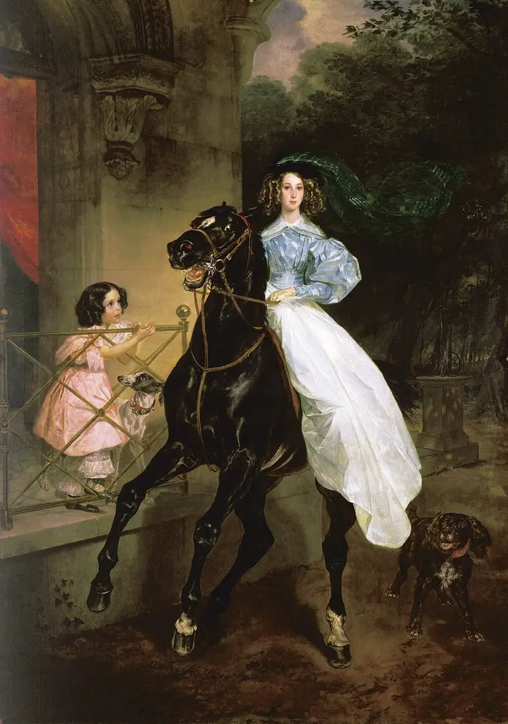 Horsewoman, by Karl Bryullov