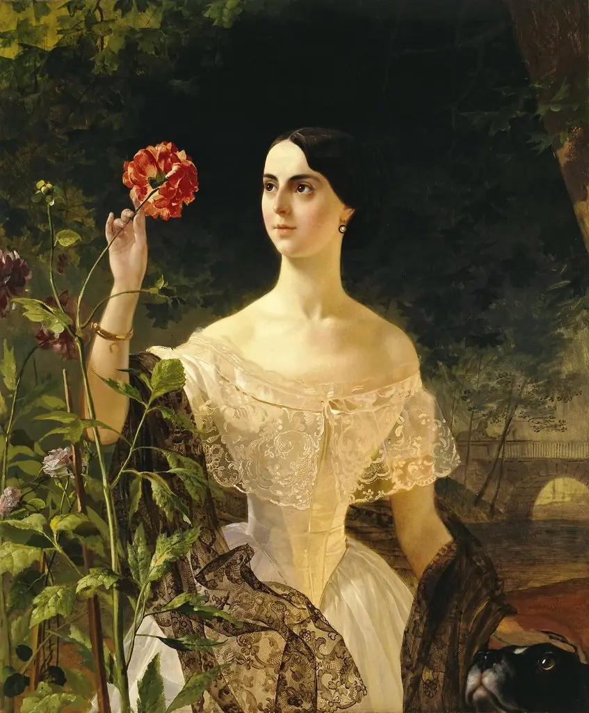 Portrait of Sophia Shuvalova (married name Bobrinskaya), by Karl Bryullov