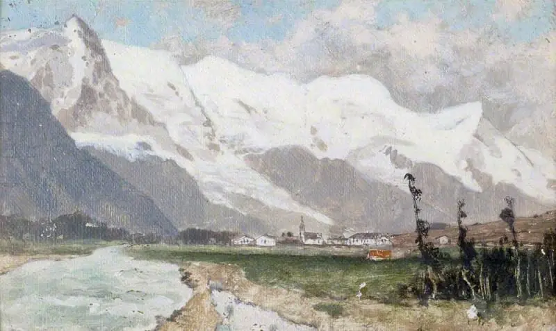 Chamonix and Mont Blanc, by Karl Heffner