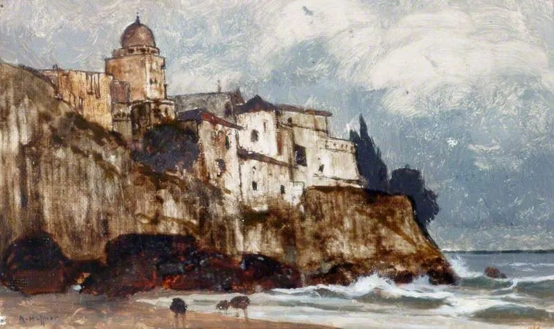 Genoa, by Karl Heffner, oil, 1890