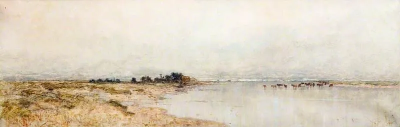 Rhenish Lowlands, by Karl Heffner, oil, 1897