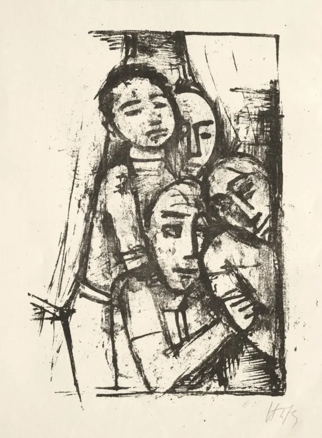 At the Window II, by Karl Hofer, 1923