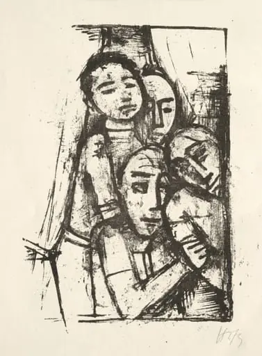 At the Window II, by Karl Hofer