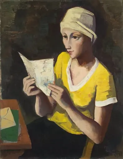 The Letter, by Karl Hofer