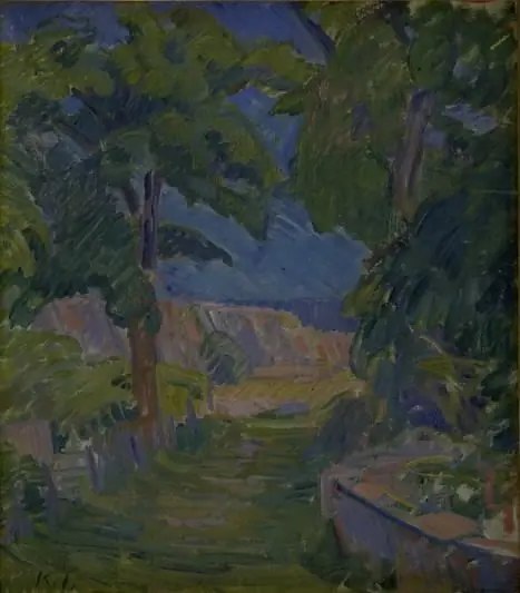 Landscape near "Mindet" on Christiansø, by Karl Isakson