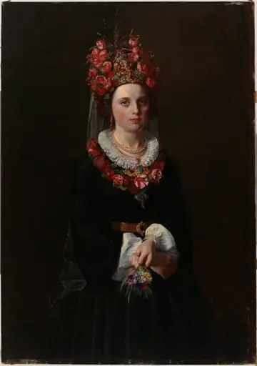 Ahvenanmaalainen talonpoikaismorsian, by Karl Jansson