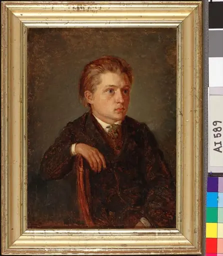"Nuoruudenystävän" muotokuva (Hjalmar Montell), by Karl Jansson
