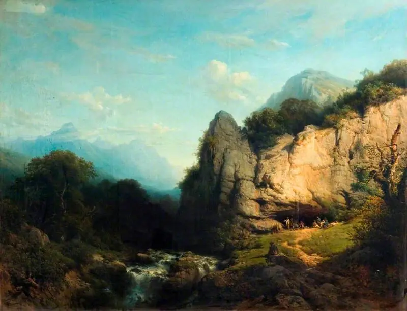 A View in the Tyrol, by Karl Joseph Kuwasseg