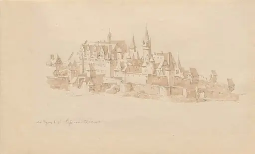 Das Schloss zu Kaiserslautern, by Karl Julius von Leypold
