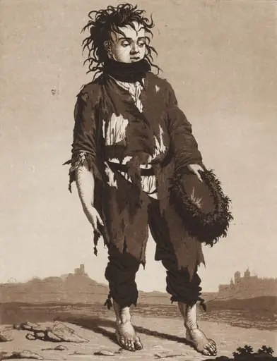 The Young Beggars, by Karl Ludwig Bernhard Buchhorn