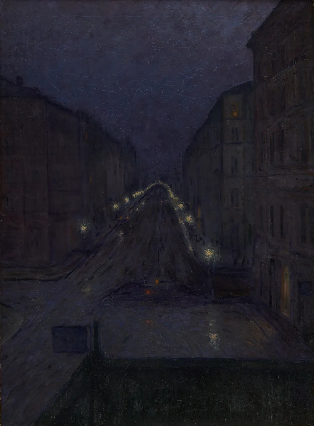 Roslag Street, Stockholm, by Karl Nordström, unspecified, 1899
