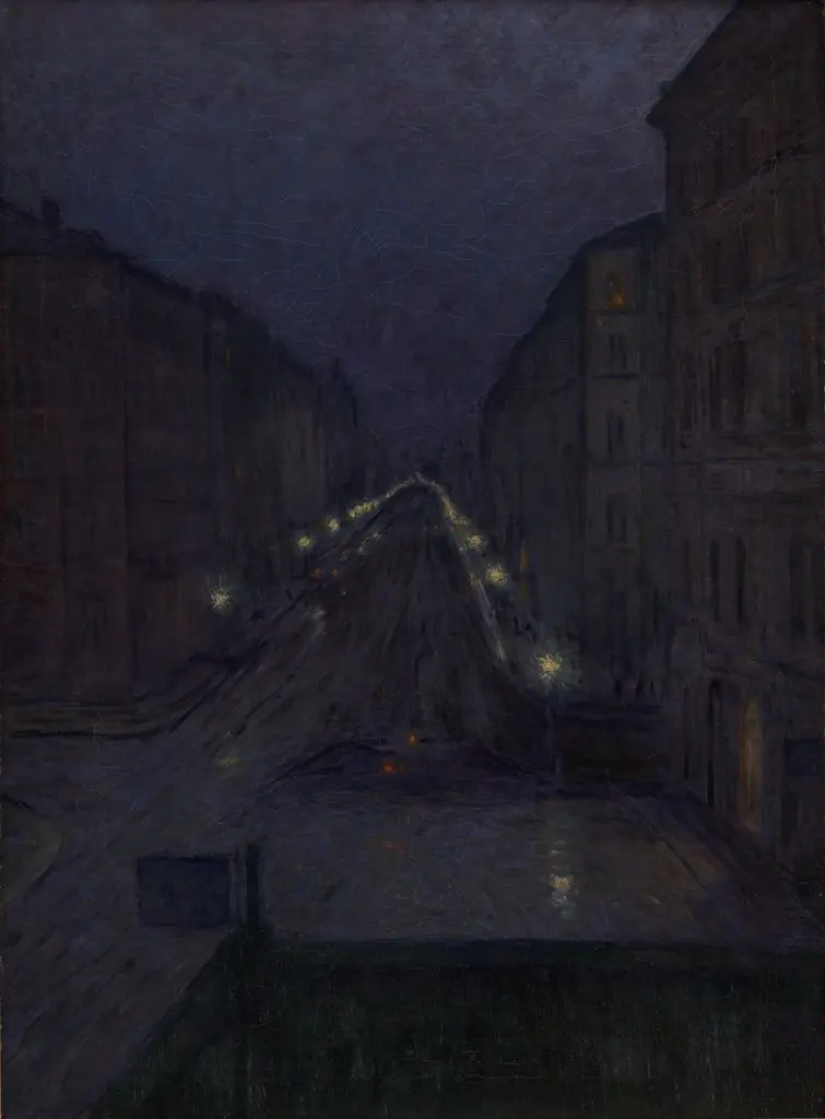 Roslag Street, Stockholm, by Karl Nordström