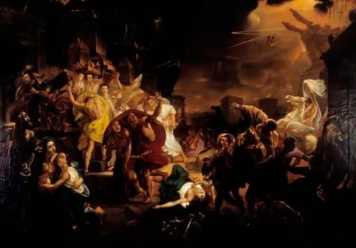 Pompejin viimeiset päivät, kopio, by Karl Pavlovitš Brjullov