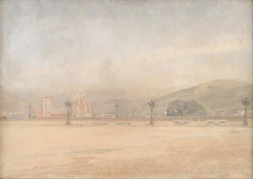 Piazzale Michelangelo near Florence, by Karl Schou
