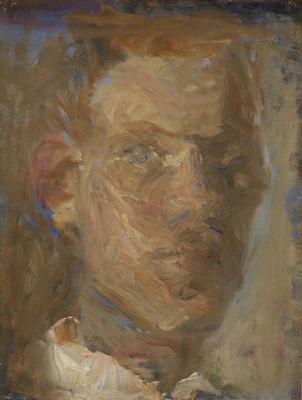 Seilf-Portrait, by Karl Schou, unspecified, 1911