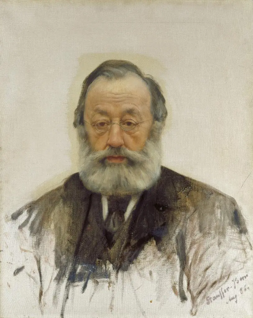 Bildnis Gottfried Keller, by Karl Stauffer-Bern