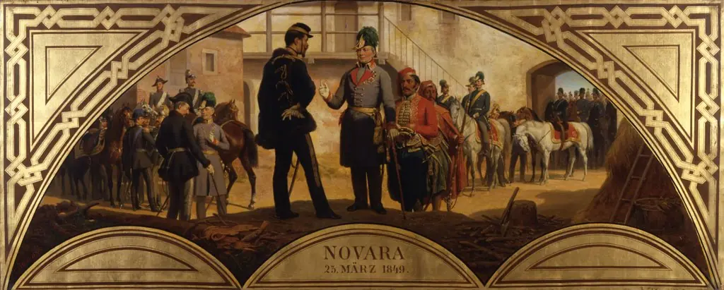 Episode after the Battle of Novara 1849