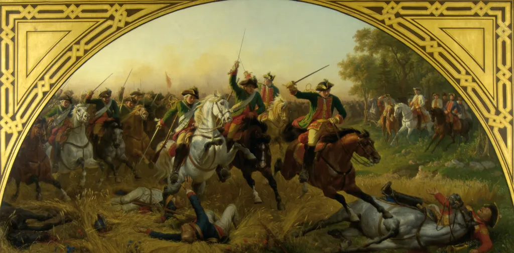 The Battle of Kolin 1757, by Karl von Blaas, oil, 1865