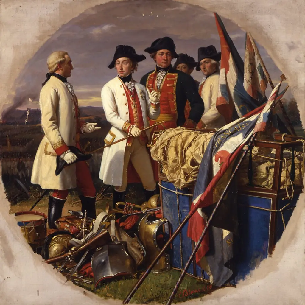 The Battle of Würzburg in 1796, by Karl von Blaas
