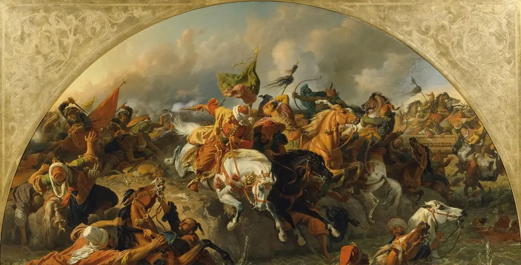 The Battle of Zenta in 1697, by Karl von Blaas