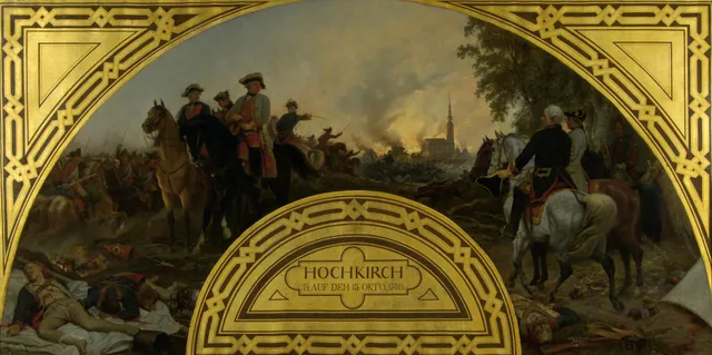 The raid near Hochkirch in 1758 — Karl von Blaas