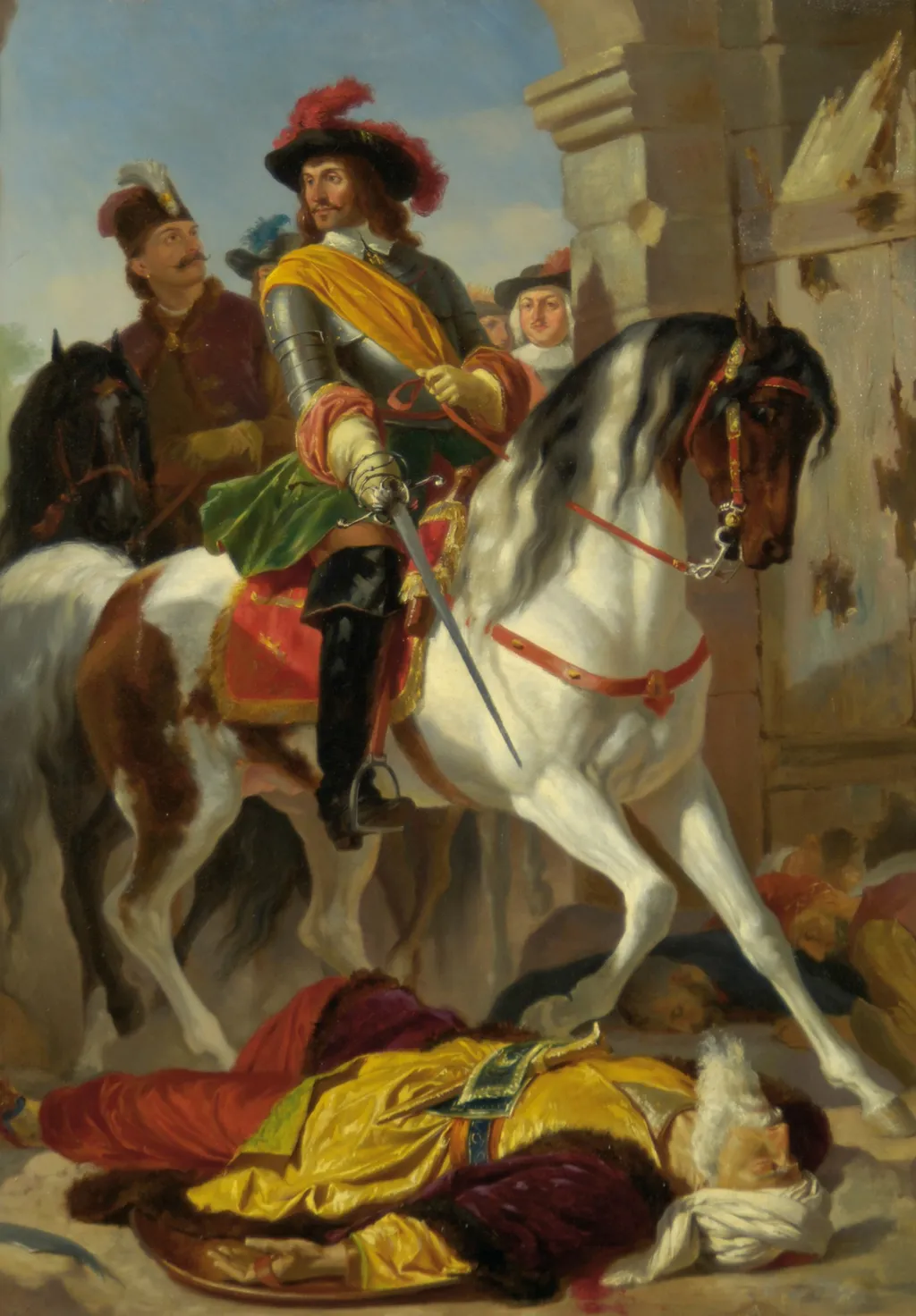 The Storming of Ofen 1686, by Karl von Blaas, oil, 1865