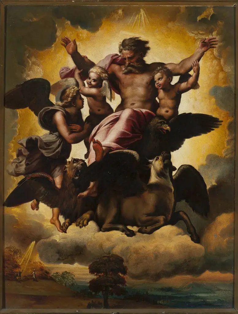 Ezekiel's Vision, by Karol Miller