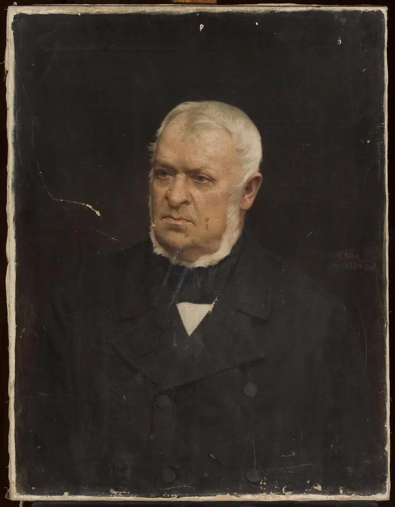 Portrait o f Aleksander Wielopolski, by Karol Miller