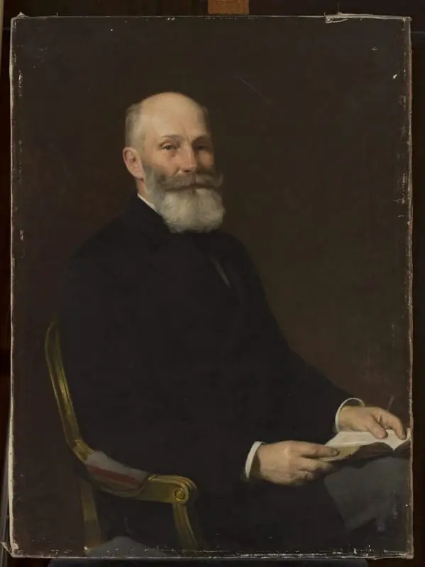 Portrait of doctor Henryk Struvé, by Karol Miller