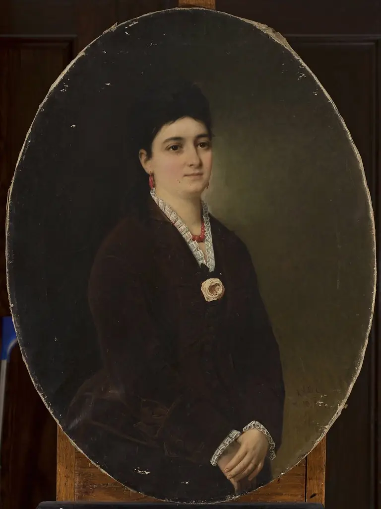 Portrait of Maria Sędziak née Żyżniewska, by Karol Miller