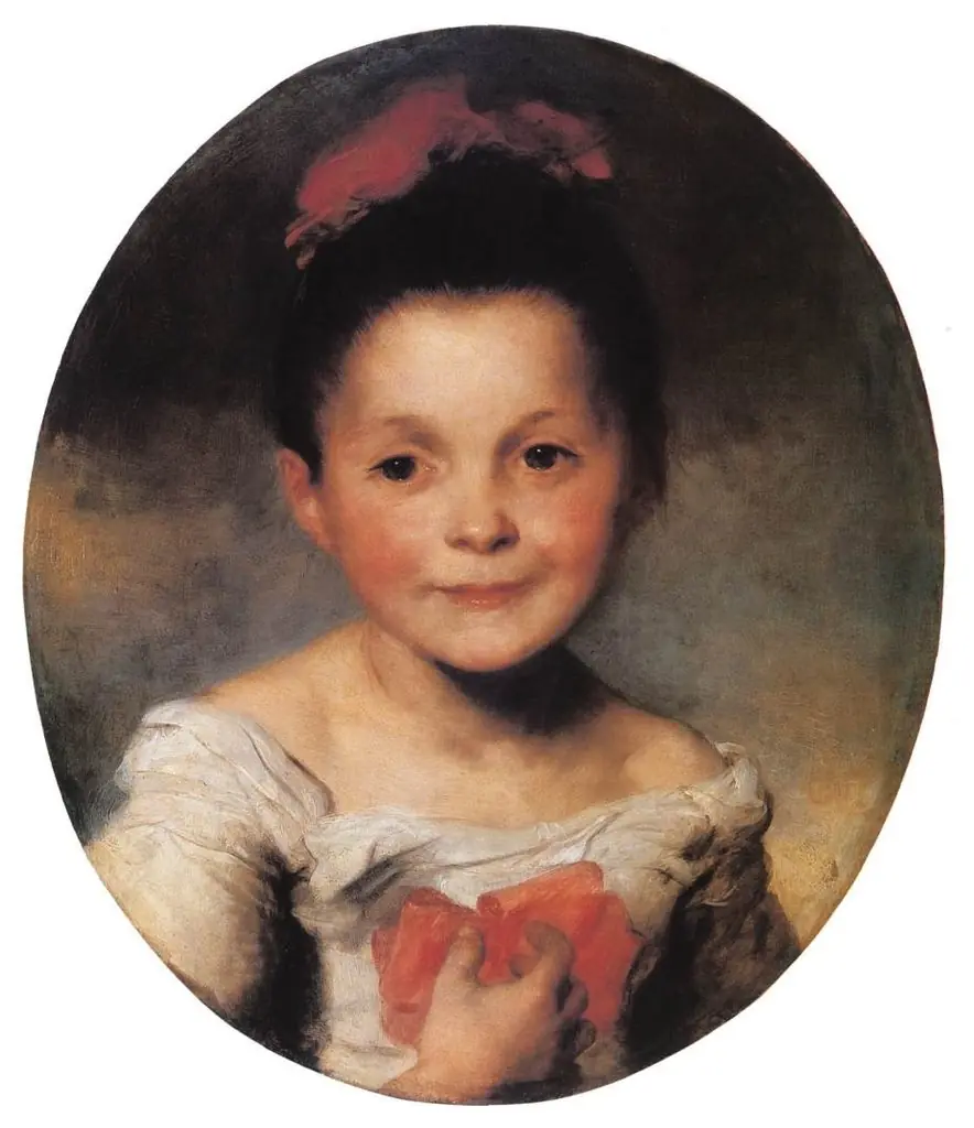 Portrait of a Little Girl, by Károly Brocky