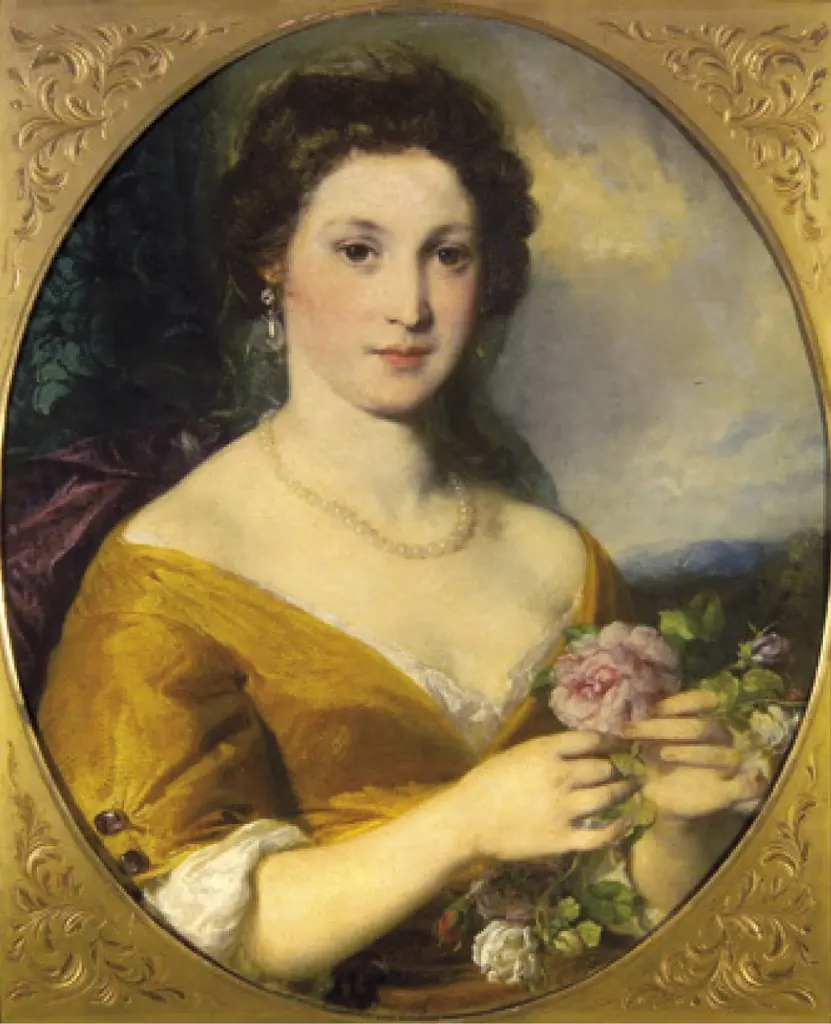 Woman Dressed in Yellow, by Károly Brocky