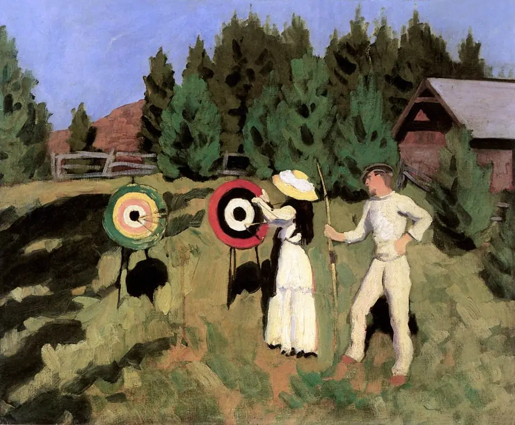 Archers, by Károly Ferenczy