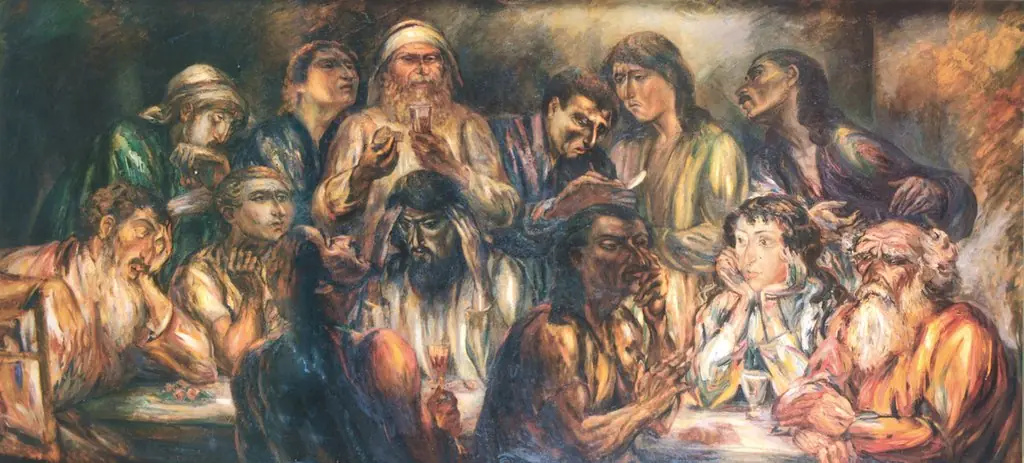 Last Supper, by Károly Kernstok