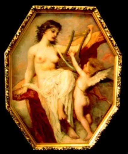 Muză cu liră, by Károly Lotz