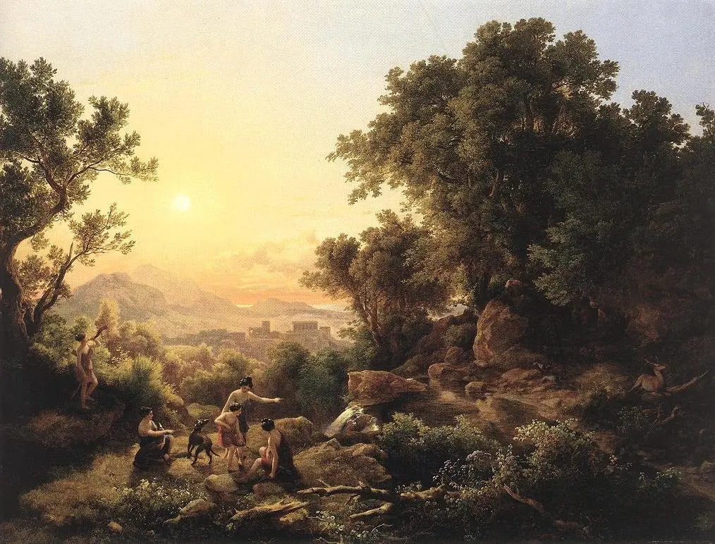 Diana at the Hunt (Hunting Nymphs), by Károly Markó