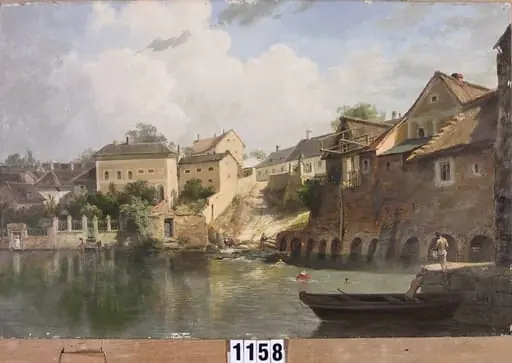 Izvoare calde la Tapolca (în Registrul inventar: Izvoare calde la Tapoleza), by Károly Telepy
