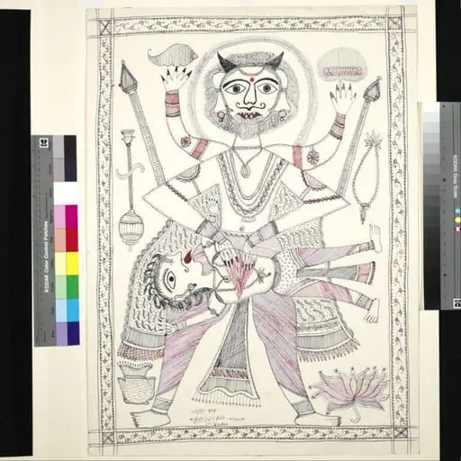 Narasimha Avatara, by Karpuri Devi