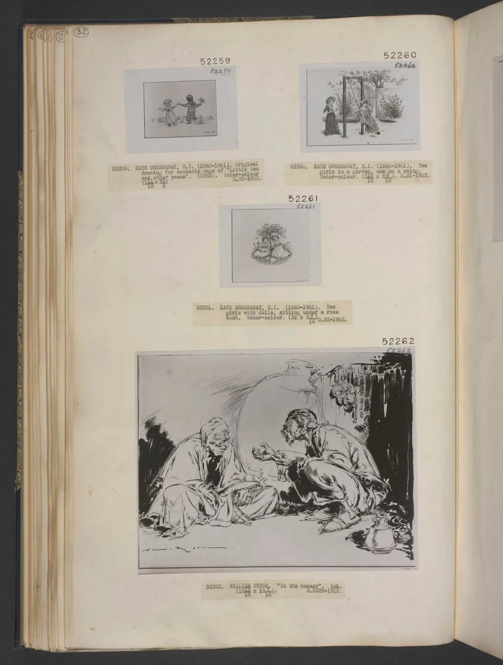 Little Ann and Other Poems, by Kate Greenaway, watercolor, 1883