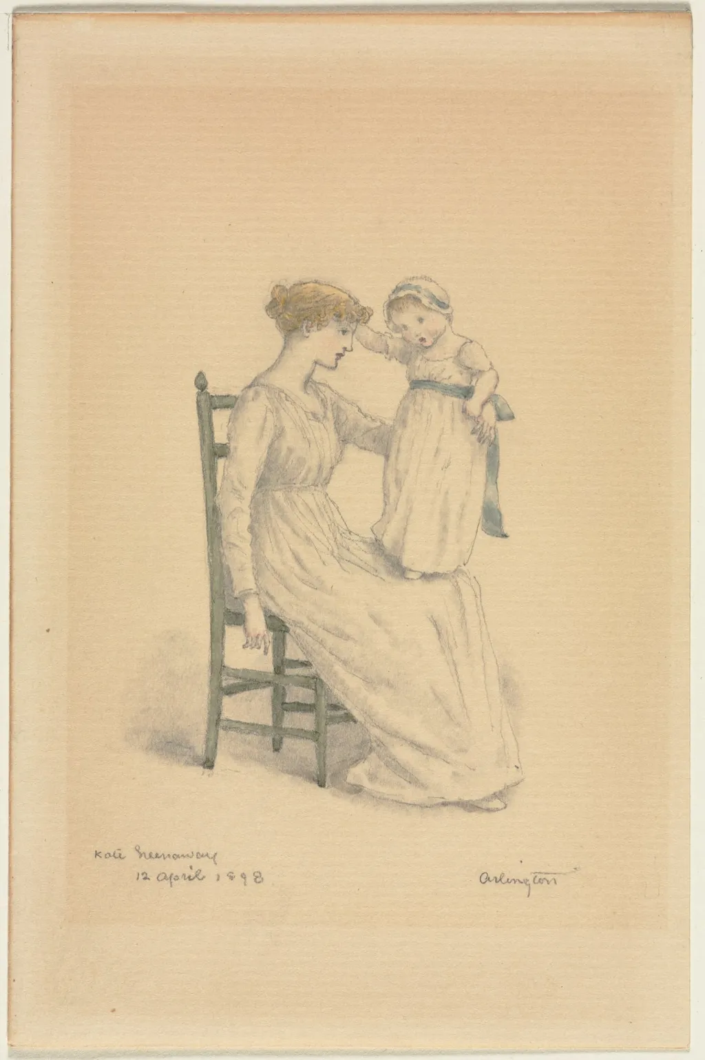 Mother and Child, by Kate Greenaway, 1898