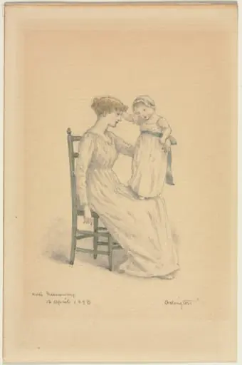Mother and Child, by Kate Greenaway