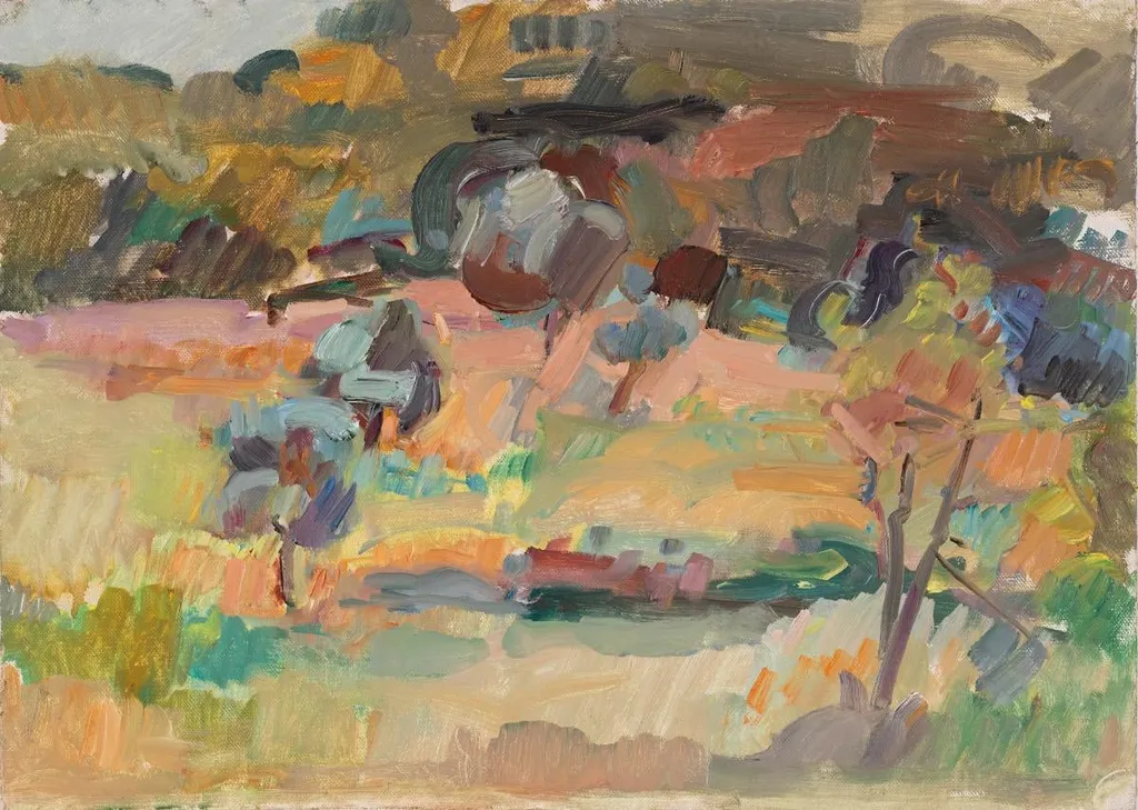 Outdoor study, by Katerina Vavlitou-Bakoulis, 1968
