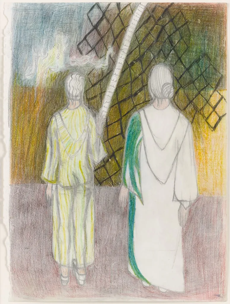 Untitled, by Katharina Wulff, graphite, 1994