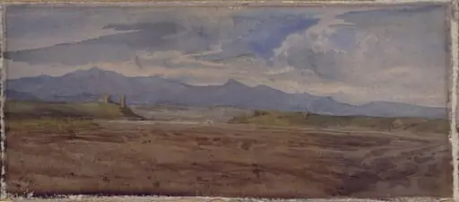 Ruin in Campagna, by Katharine Ann Caulfield
