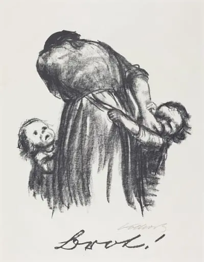 Bread (Brot), by Käthe Kollwitz