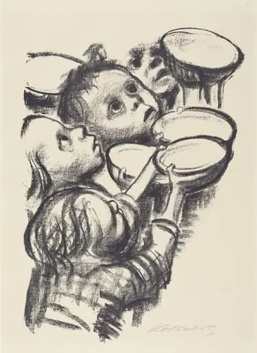 Germany's Children are Hungry! (Deutschlands Kinder Hungern!), by Käthe Kollwitz