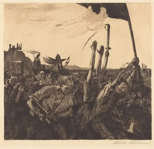 Revolt (Aufruhr), by Käthe Kollwitz