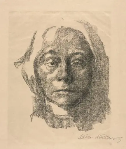 Self-Portrait, by Käthe Kollwitz
