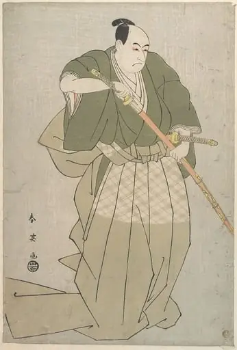 初代市川 男女蔵の桃井若狭之助|The Actor Ichikawa Omezō I as the Young Daimyo Momonoi Wakasanosuke, by Katsukawa Shun'ei 勝川春英