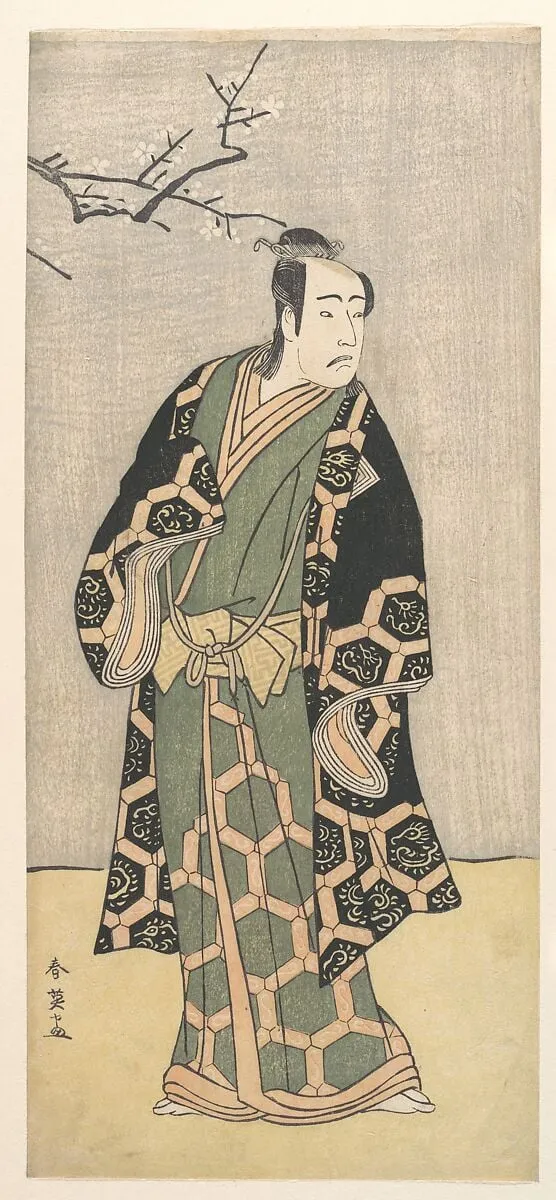 Untitled, by Katsukawa Shun'ei 勝川春英, ink, 1790
